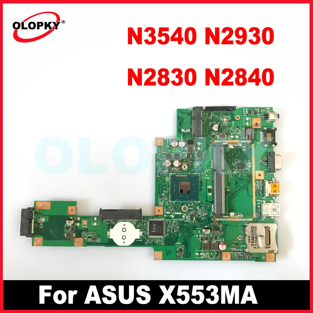 

Материнская плата X553MA для ноутбука Asus X553M K553M A553MA F553MA с N2830 N2840 N2930 N2940 N3530 N3540 100% тестирование
