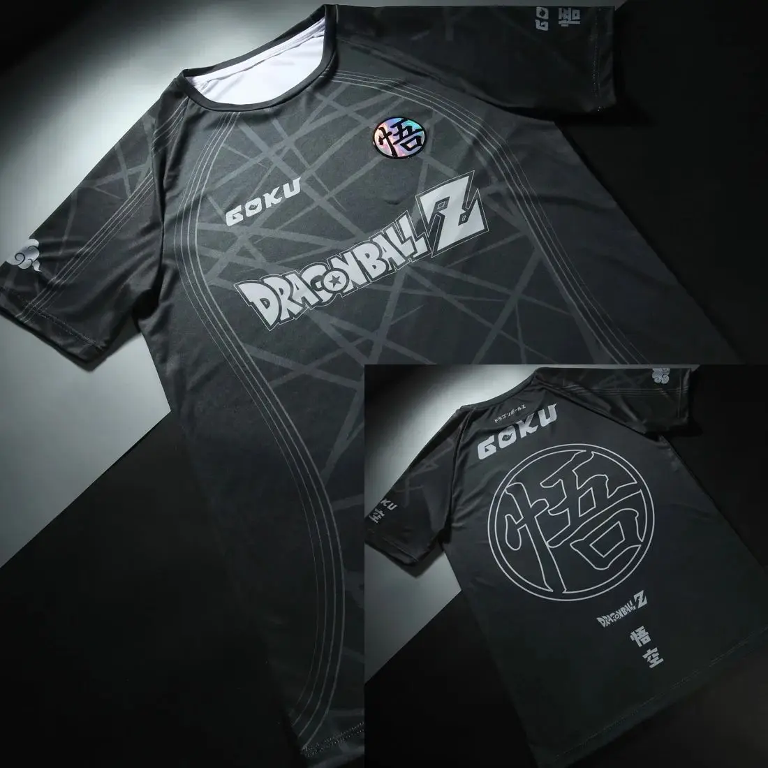 Camiseta con Temática de Dragon Ball Z 2026, Jersey de Colección de Anime, Goku Negro Gris Antracita, Jersey de Verano, Moda Cosplay