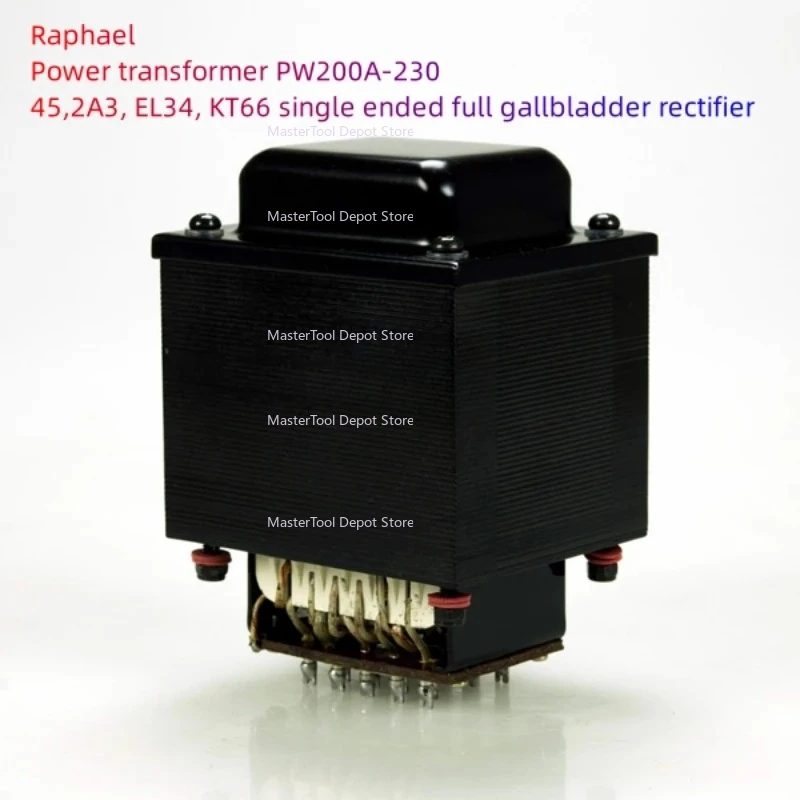 Raphael power transformer PW200A-230 45,2A3, EL34, KT66 single ended full tank rectifier