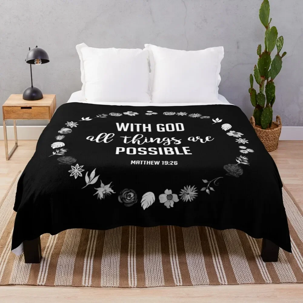 

Christian Quote Throw Blanket Flannel wednesday Sofa Throw Blankets