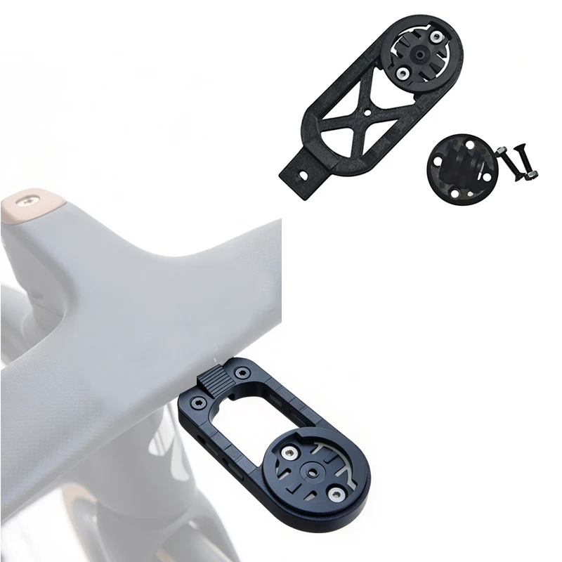 1Set Bike Computer Mount For Colnago CC.Y1/Y1RS Integrated Handlebar with GoPro-Style Under Bracket for Garmin Magene IGPS Wahoo