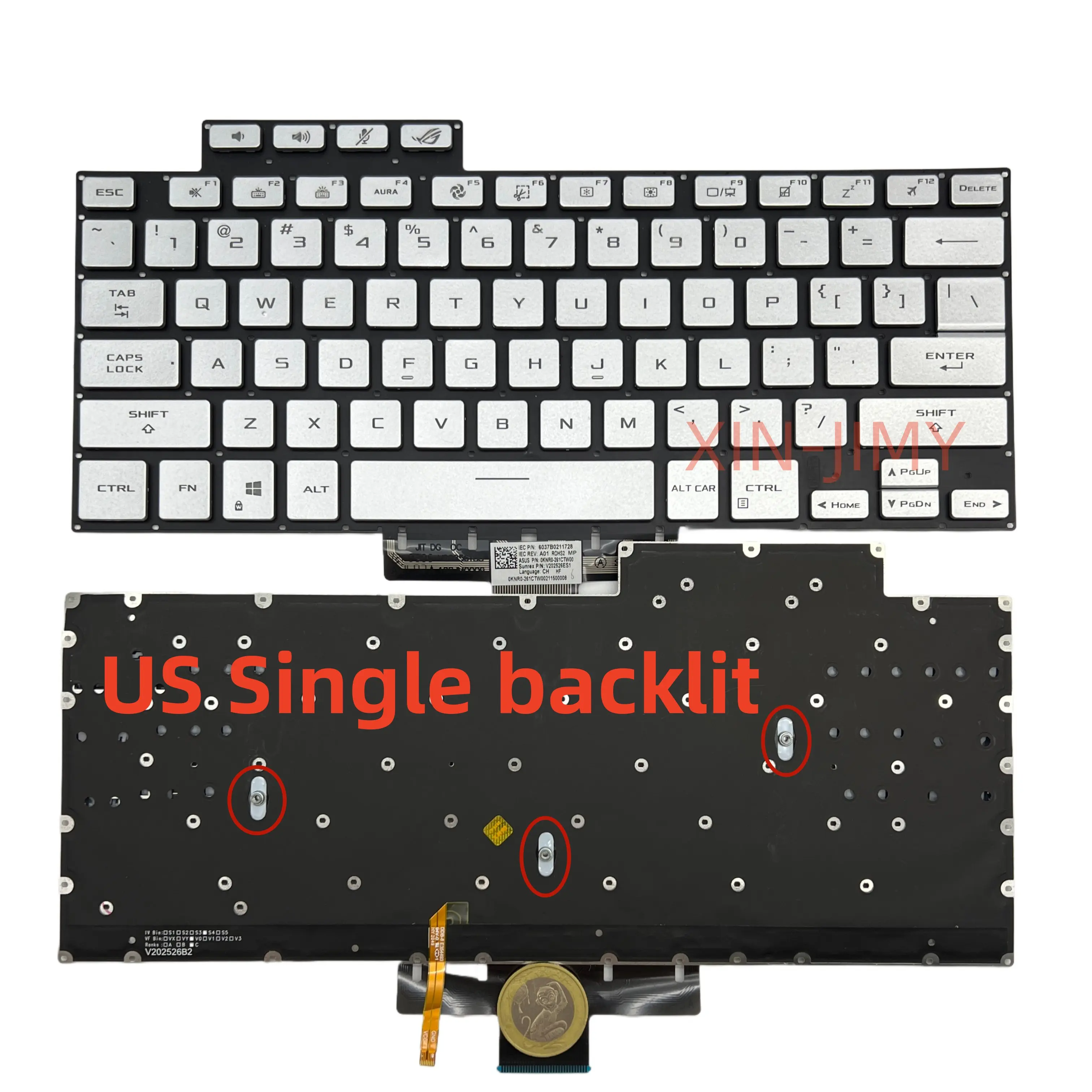 

Новая клавиатура для ноутбука ASUS Zephyrus ROG 16 G16 GA503 GA503Q GA503QR GA503QS G15 GU603 GU603H