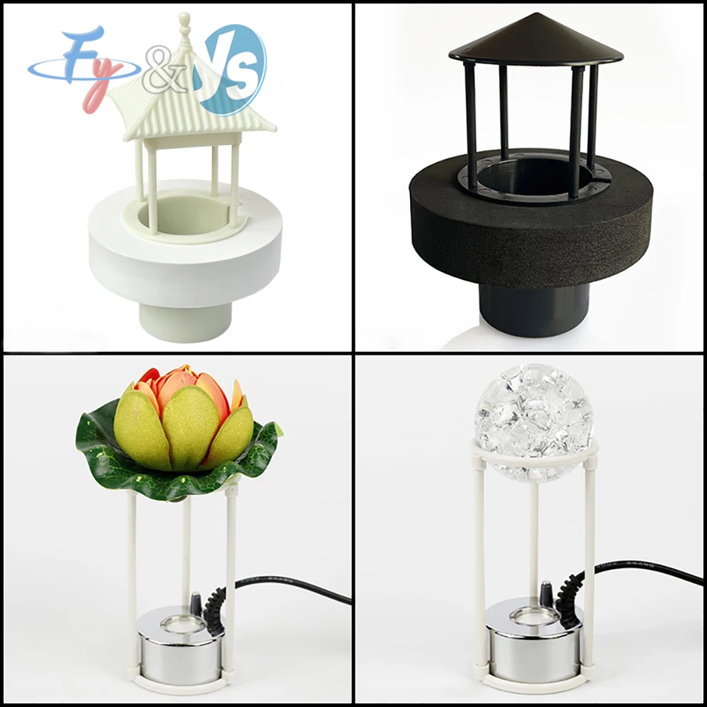 Ultrasonic Mist Maker Accessories Set, Float and Splash Guard Kit for Water Fountain, Aquarium and Landscape Decoration