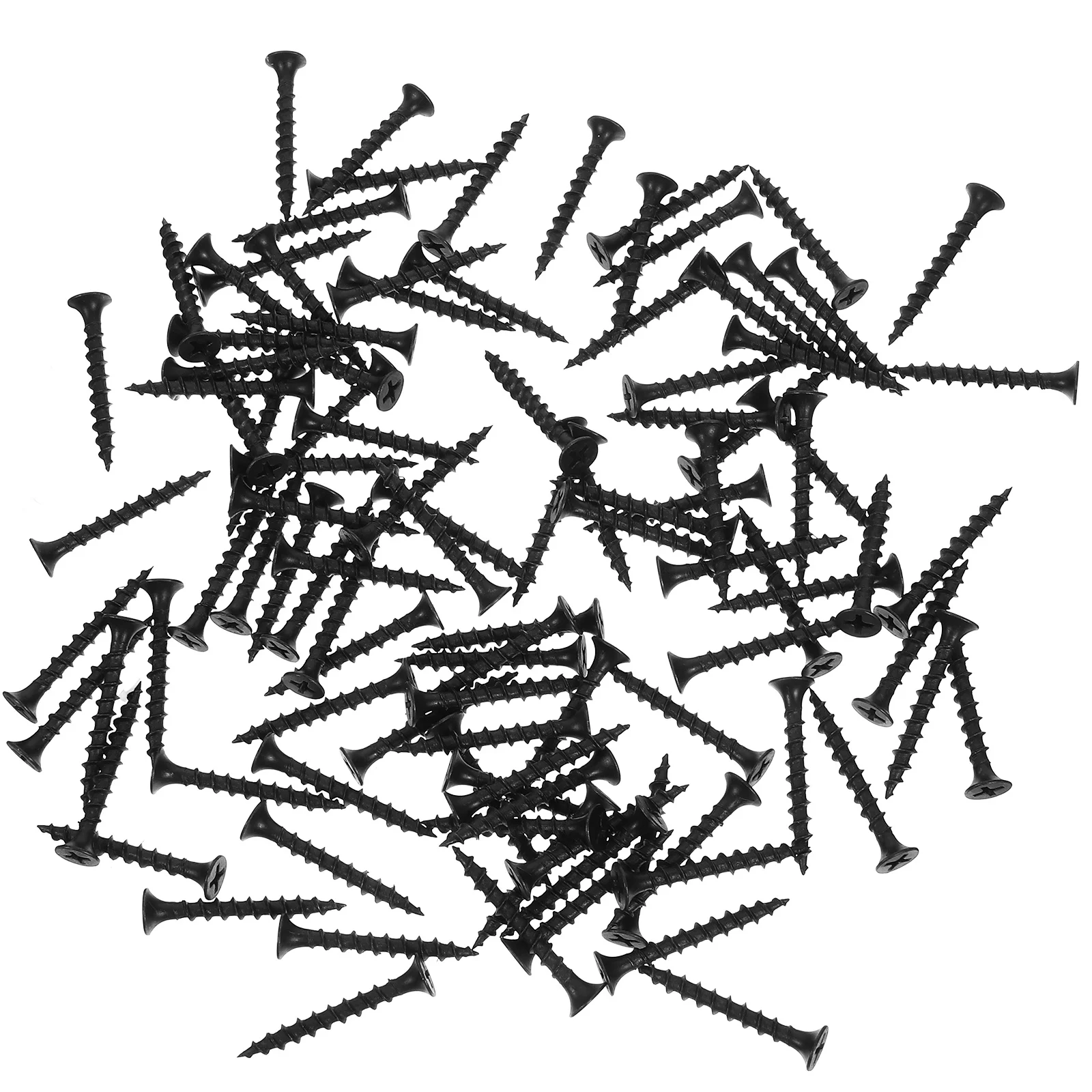 

100Pcs Self-Tapping Steel Wall Screws Drywall Wood Fastening Rust-Resistant Durable Small Screws Self-Tapping Screw for Wall