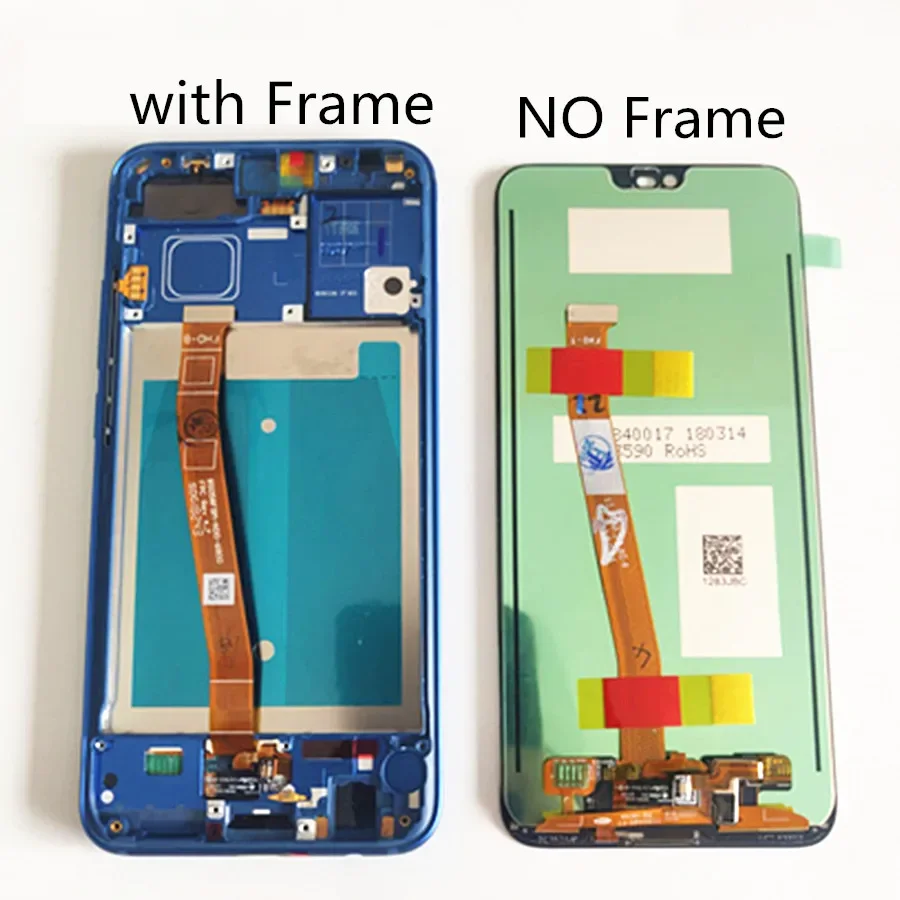 5.84'' with Fingerprint  LCD For Huawei Honor 10 LCD Display Touch Screen Digitizer For honor10 lcd COL-L29 COL-AL10