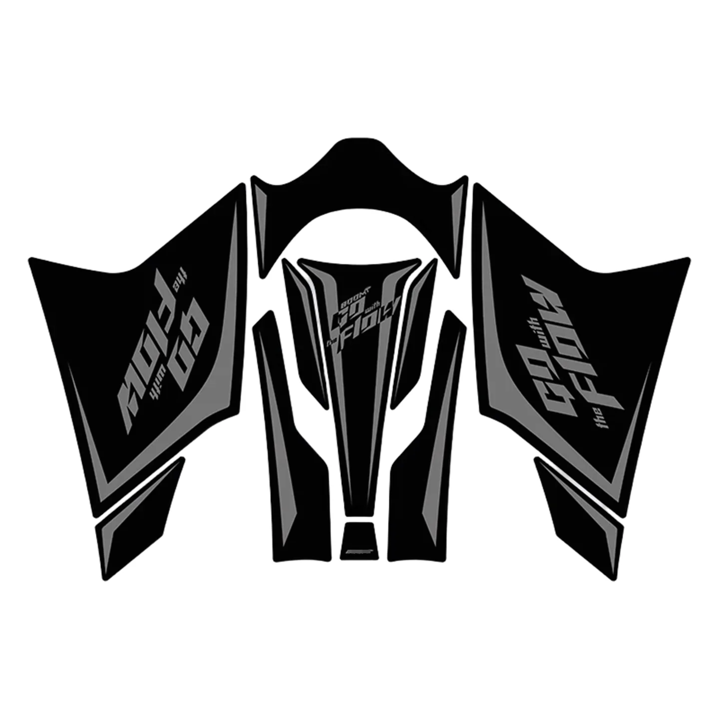 Fuel Tank Stickers Fishbone Stickers Anti Slip Stickers Decorative Protective Stickers Modified Accessories For CFMOTO 800MT