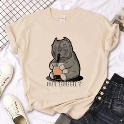 American Bully tshirt women summer Tee girl anime designer Japanese clothes