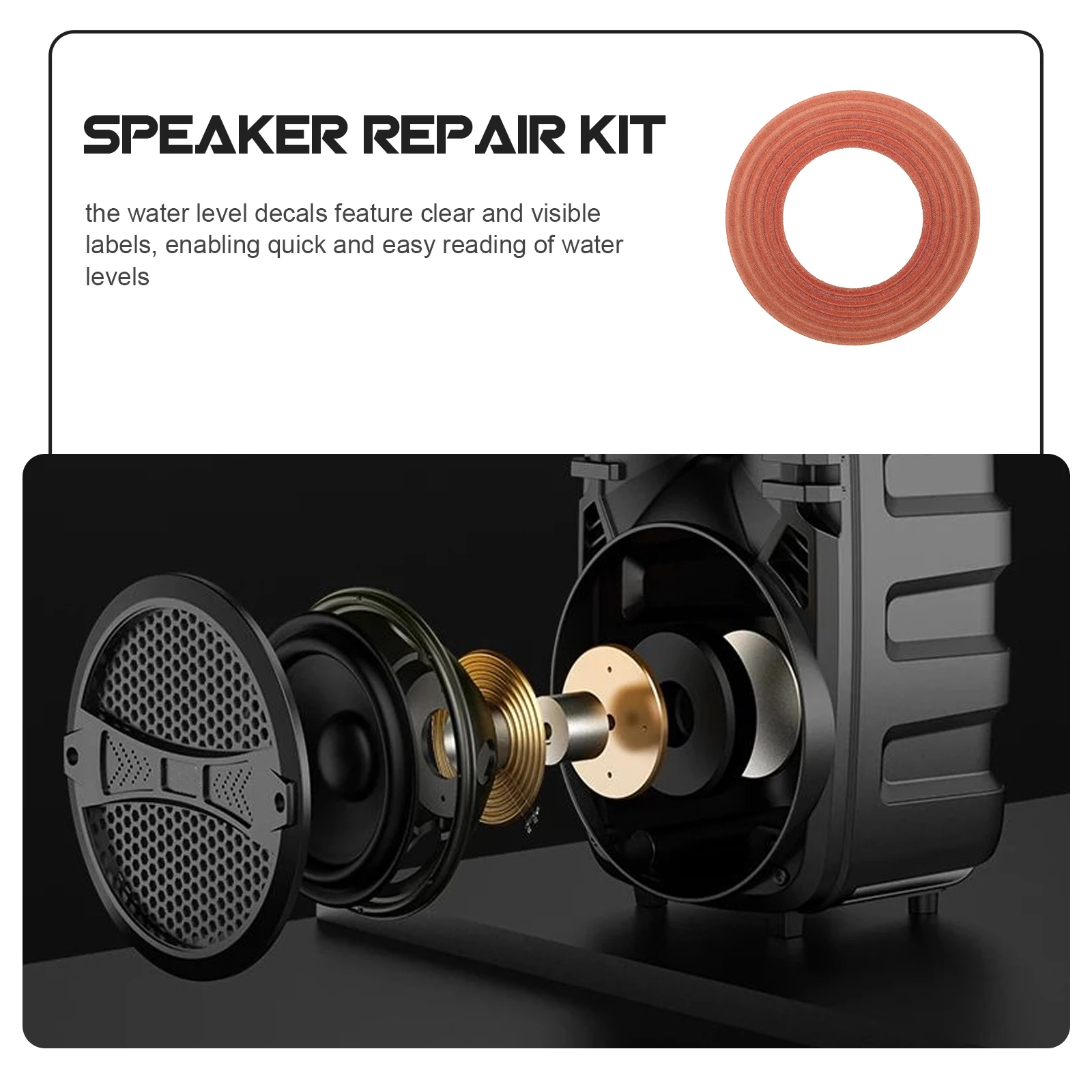 

2pcs Loudspeaker Replacement Subwoofer Accessories Replacement Parts Bass Loudspeaker Kit Subwoofer Spider Repair Kit Speaker