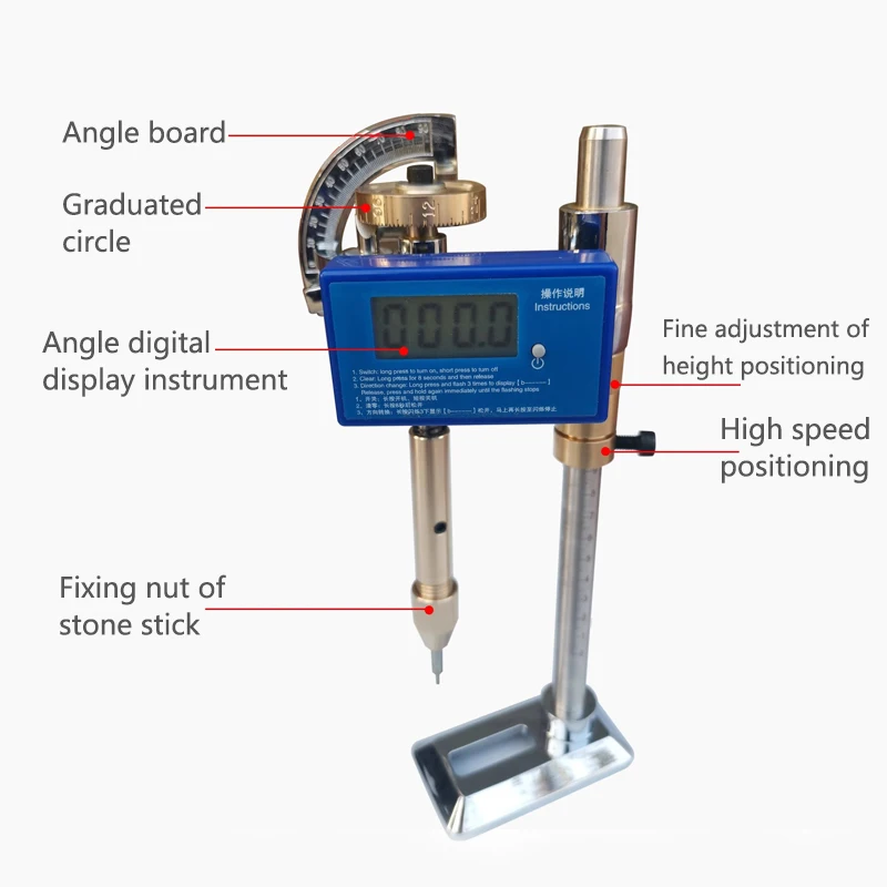 

Digital display gem manipulator Jewelry jade facet grinder Polishing machine corner manipulator engraving knife grinding handle