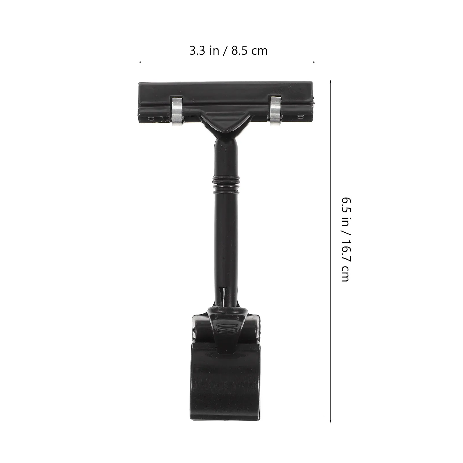 Price Tag Clips 10 Pack Double Head Plastic Sign Holders for Retail Shops Restaurants Weddings Exhibitions