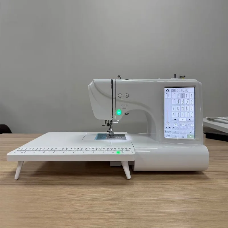 Multifunctional Fully Automatic Sewing Machine Mini Household Electric Embroidery Sewing Machine With Foot Pedal Controller