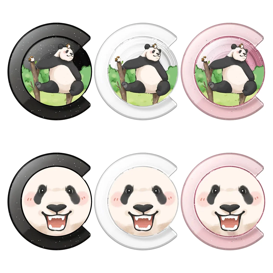 

Panda Lovely Magnetic Folding Phone Stand for IPhone 12 13 14 15 16 17 Pro Max Holder Mount Support for S25U