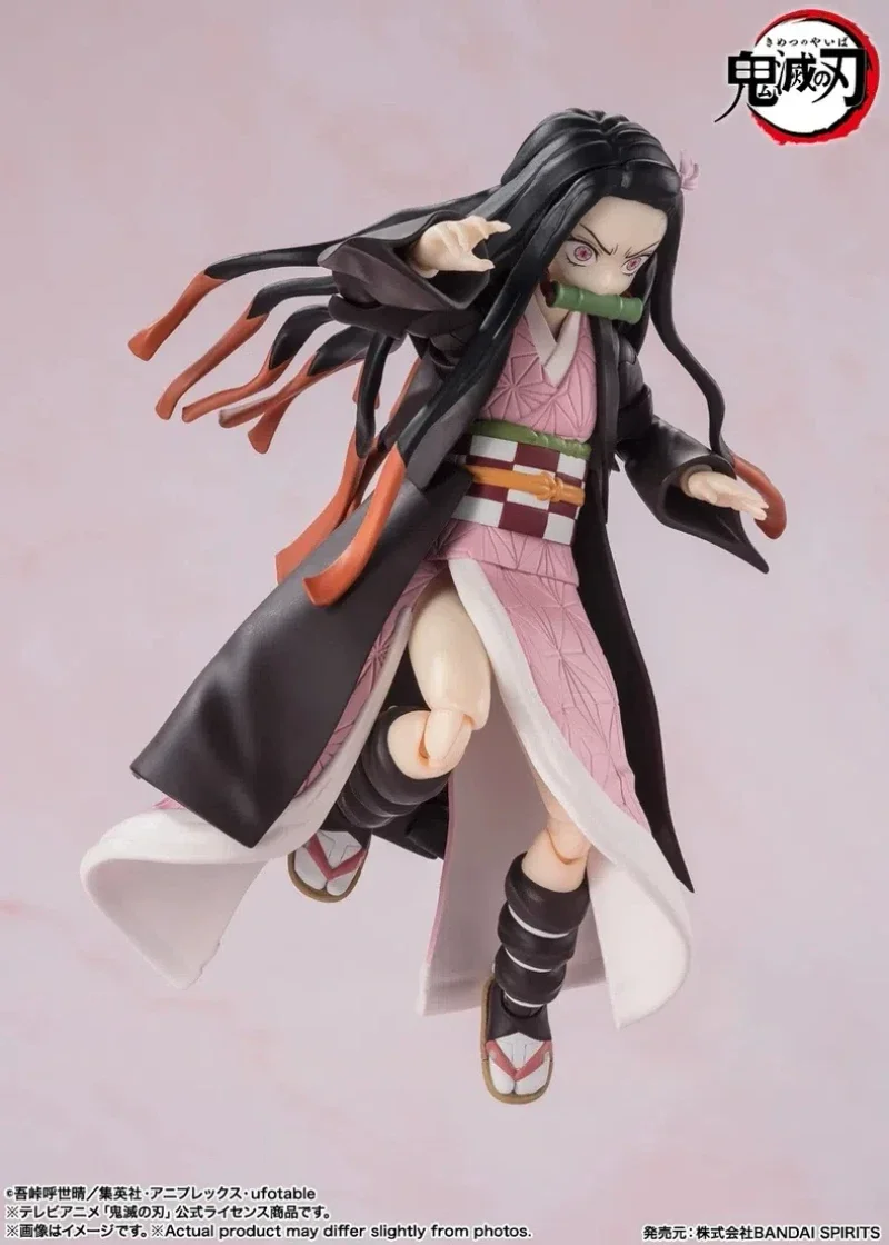 Nuovo Anime Demon Slayer Tomioka Giyuu Le parti sono mobili Versione Q Action Figure Modello in PVC bambola Giocattolo Decorazione da scrivania Confezione regalo Genuino