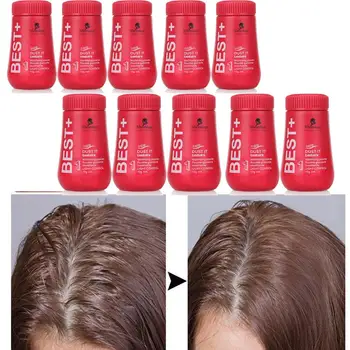 매트화 파우더, 헤어 볼륨 증가, 헤어 캡처, 유니섹스 모델링 스타일링, 푹신한 헤어 파우더, 그리스 흡수, 20 개, 10 개 