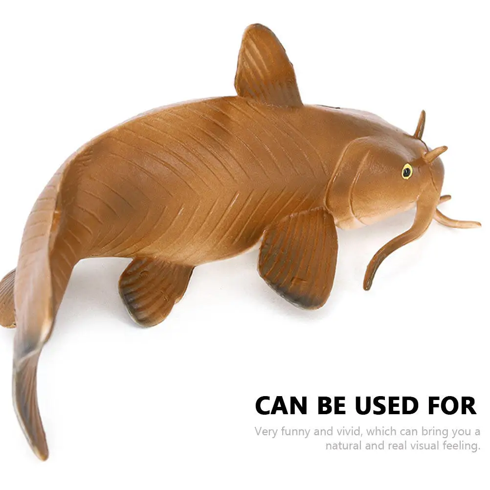 

Imitated Home Decoration Artificial Fish Plaything Kids Educational Cognitive Plastic Catfish Decorative Item