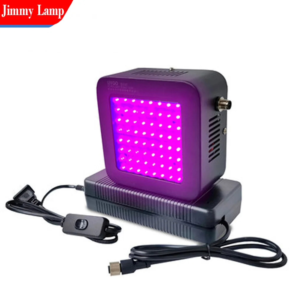 High-Density UV Curing Lamp 405nm/365nm/395nm for UV Adhesive Glue Paint Ink Glossy Green Light Baking Solidification Equipment