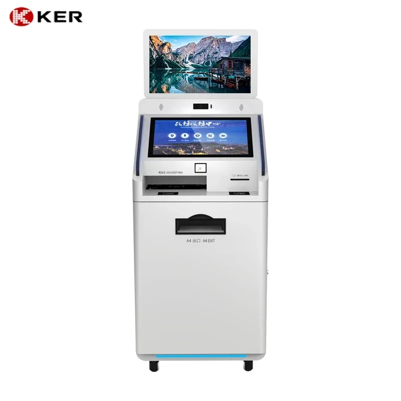 

High Quality Smart Multi-Points Touch Screen Self Service Print Terminal Kiosk Government Kiosk Solution