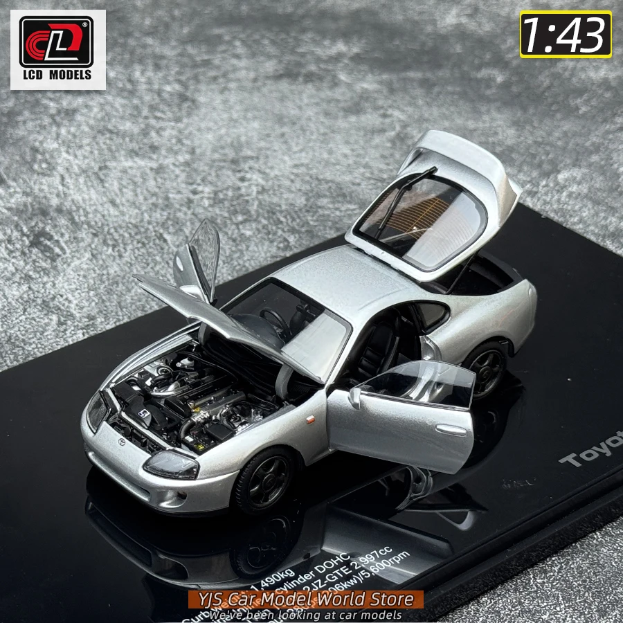 LCD 1/43 Toyota Supra A80 Sports car model Metal car model Static