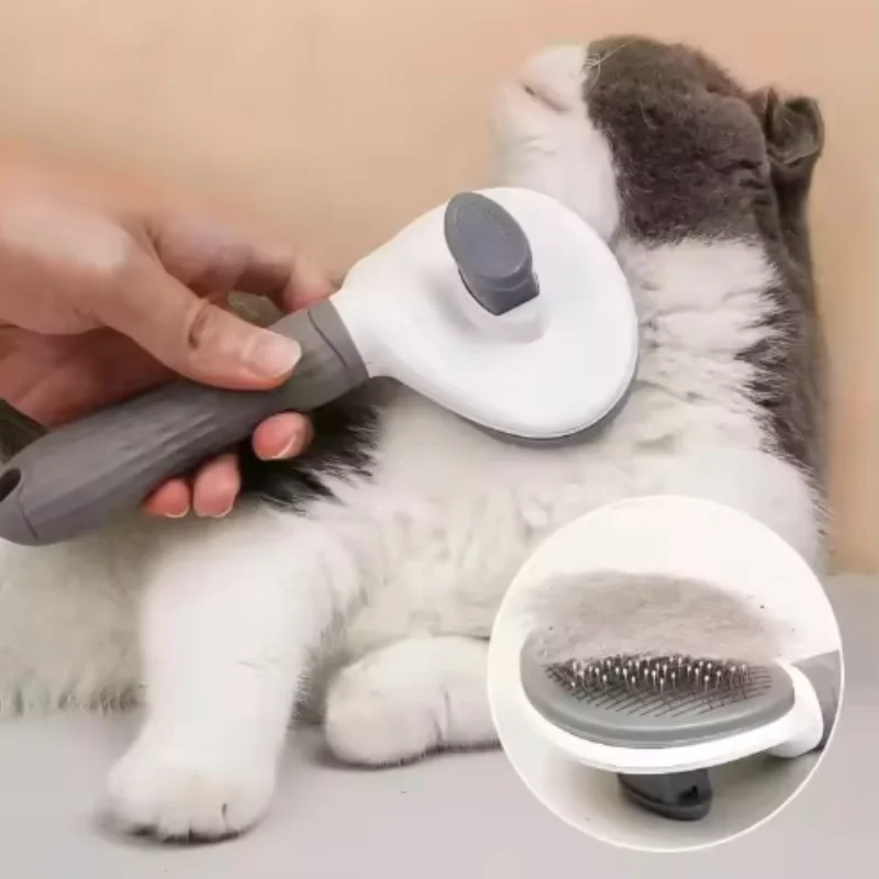Summer Hot Self Cleaning Pet Dog Brush Cat Comb - Hair Remover Grooming Tool for Dogs And Cats Dematting Comb Pet Accessories