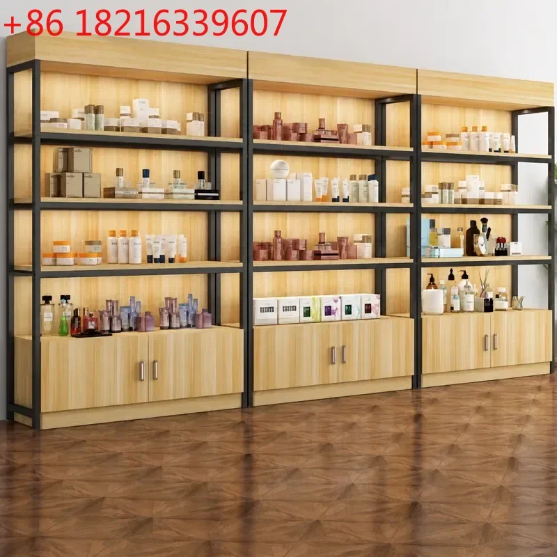 Simple Multi Layer Display Shelf Cabinet for Cosmetics Jewelry Store Supermarket Sample Product Showcase Stand