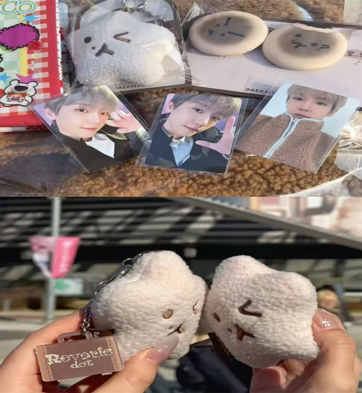 

Idol Boy Baekhyun Official Same Style Periphery Star Plush Cartoon Cute Keychain Backpack Accessories VIP Fans Collection Gifts