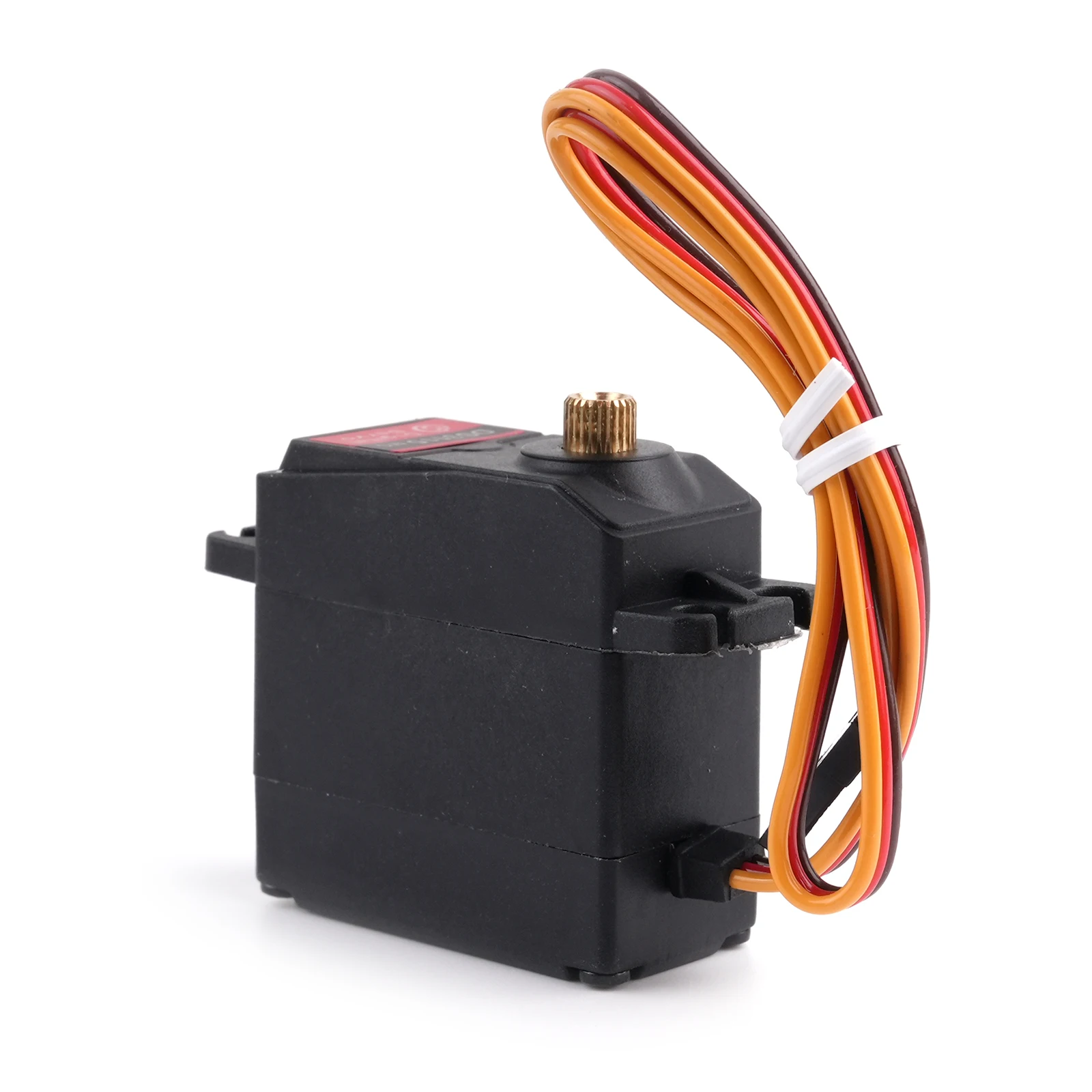 Servo digitale RC da 7,4 V 15 kg 1/275 ingranaggi 0,14 sec/17 kg Servomotore ad alta velocità/carico per barca robot per auto intelligente Nero