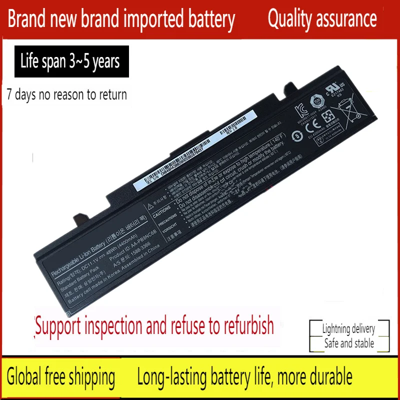 

New Laptop battery for Samsung AA-PB9NS6W 350v4x 355v4c R467 Q230 RF511 Q310 Q460 Q470-JS03CN Q470C R780 RF511 RV420