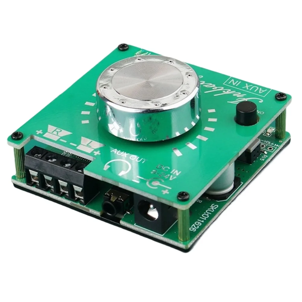 1 Piece Wireless 5.0 Digital Audio Board 30W Dual Channel HiFi Receiver For USB AUX Speaker DIY Home Sound System