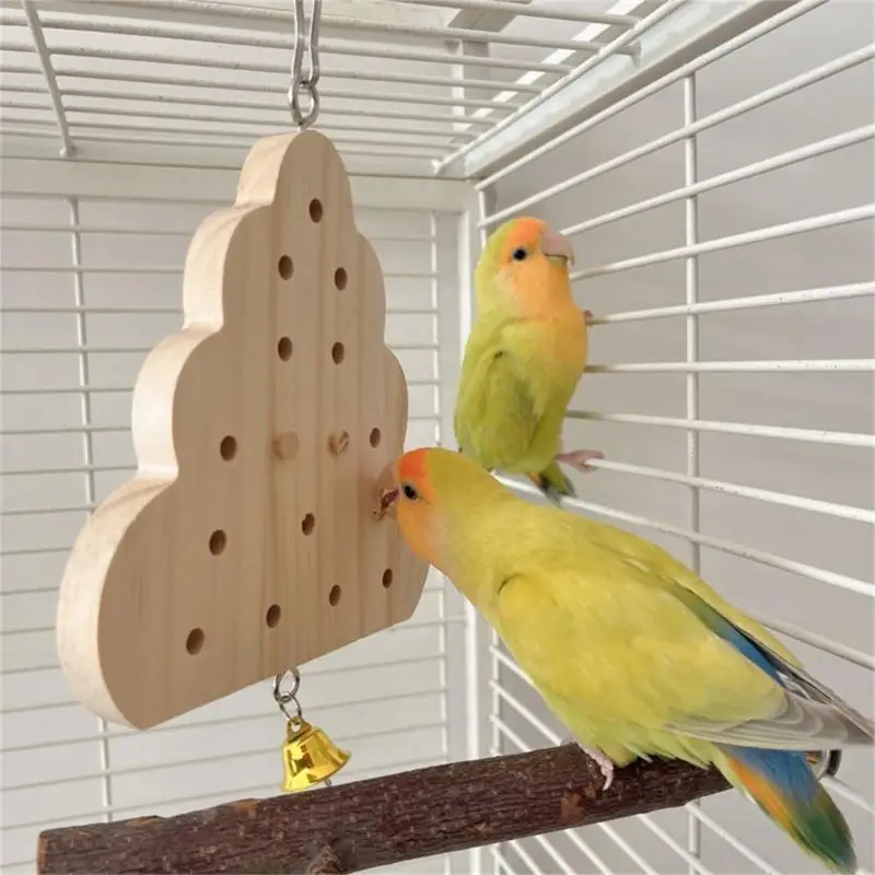 L74D Pet Bird Climbing Toy for Parrots Grinding Keyboard Chew Toy for Cage Bird