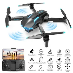 X6 Pro Drone z profesją 4K HD podwójny aparat składany WiFi FPV Dron optyczny helikopter RC do lokalizacji przepływu przeszkód