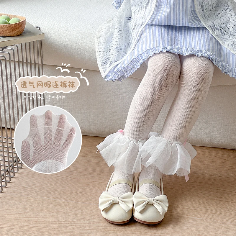 ถุงน่องสไตล์เจ้าหญิงสำหรับเด็ก - Tights Pantyhose Sheer บทวิจารณ์และราคา