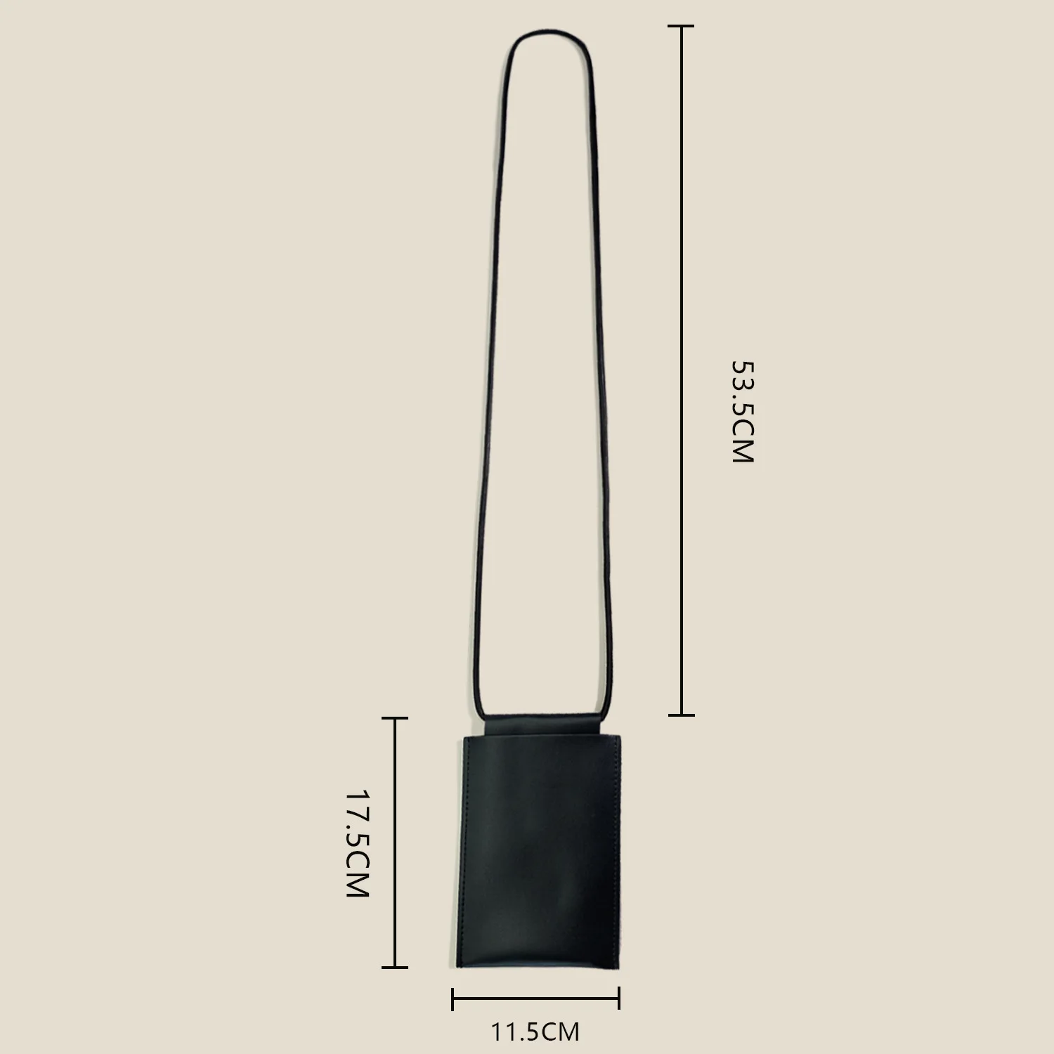 Soft Leather Glasses Lanyard Hanging Neck Clip Glasses Bags Women Man Fashion Portable Eyeglass Case Sunglasses Protection Cover