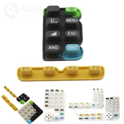 Level Parts Plastic Soft Keyboard LCD Display Rubber Keys Plastic Key for Top Total Station GTS230 GTS332 GM52 OS ES Ect 1PCS