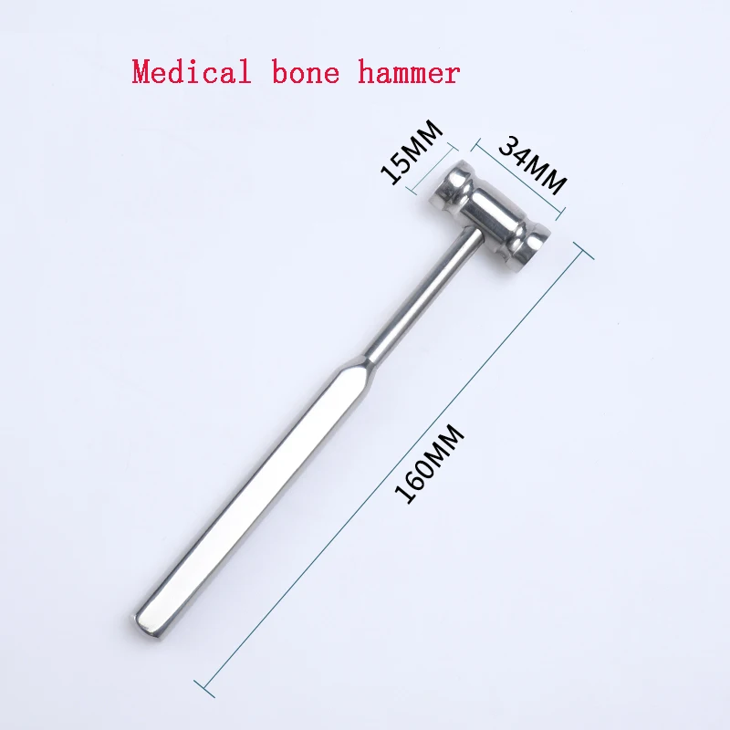 

Orthopedic bone hammer, medical bone hammer, wooden handle bone hammer, stainless steel handle bone hammer, medical hammer