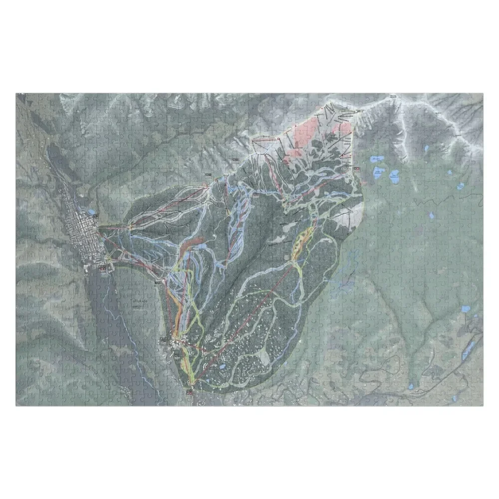 

Telluride Resort Trail Map Пазл Фото Персонализированные подарки Детские игрушки на заказ Пазл