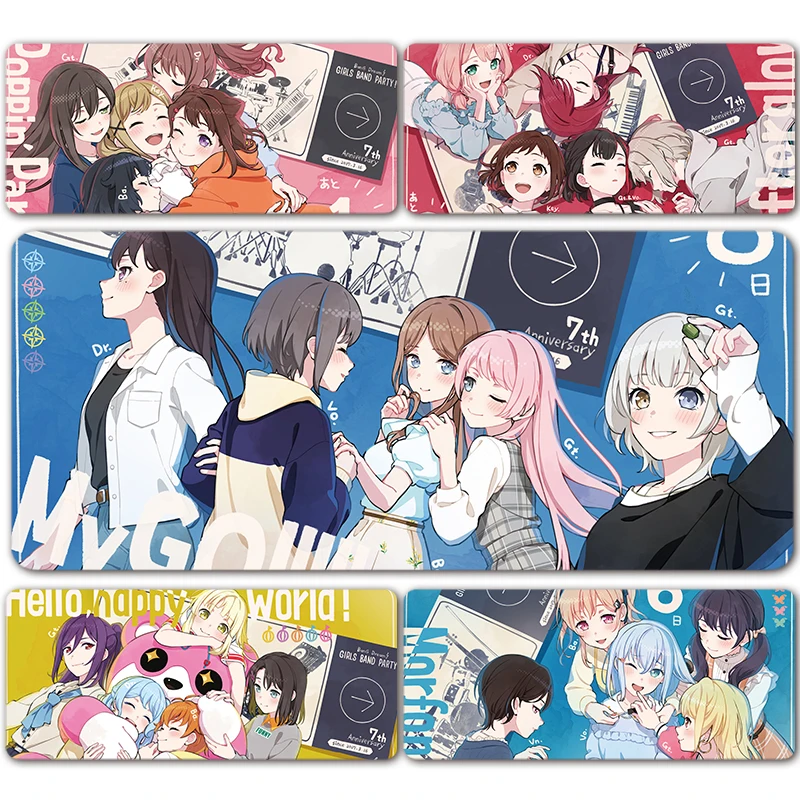 Bang Dream It's MyGO XXL Large Gaming Mouse Pad Non-slip Office Keyboard Mats Desk Mat Mousepad