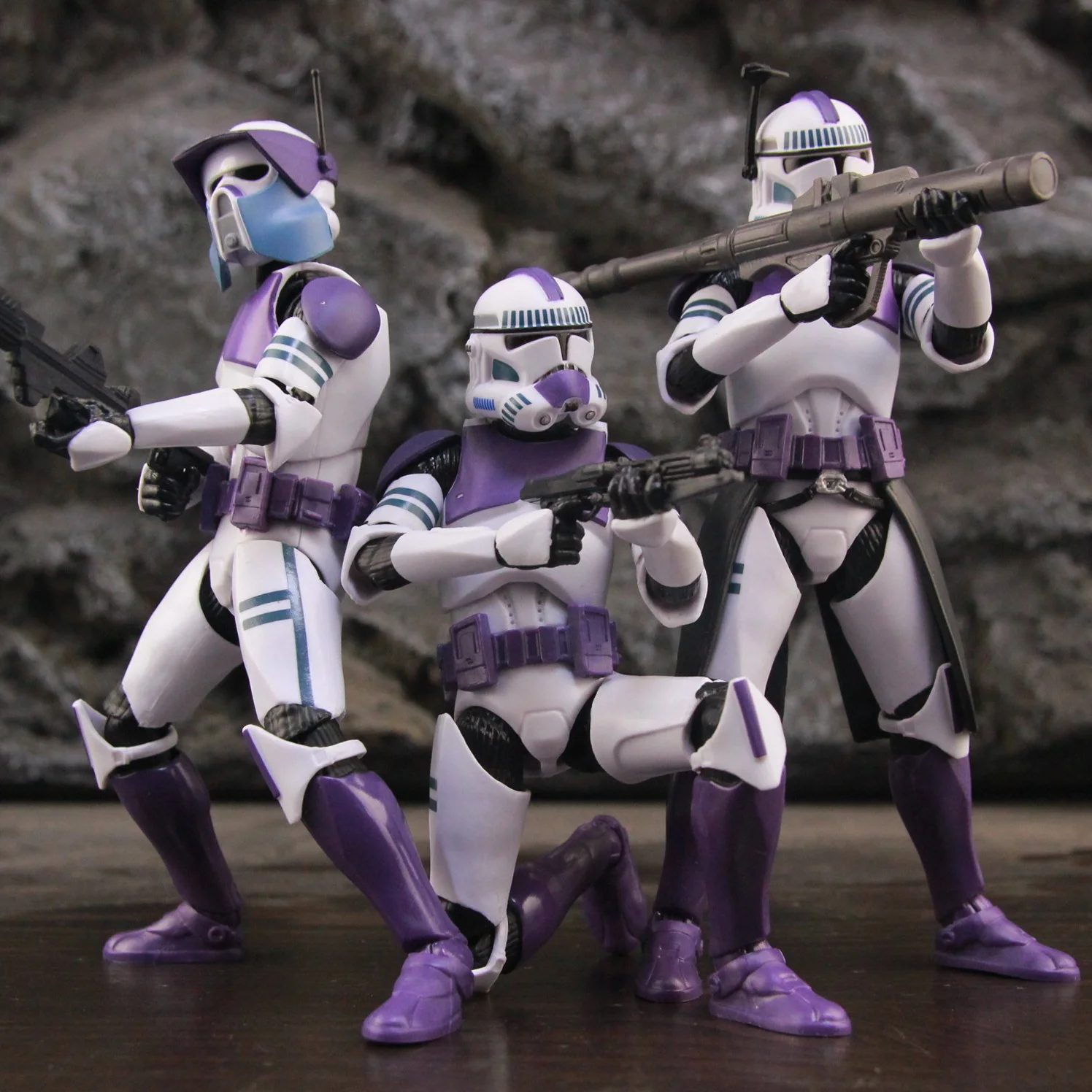 New Body 187th Legion Purple Phase II P2 ARF Trooper Rocket Team Leader 6