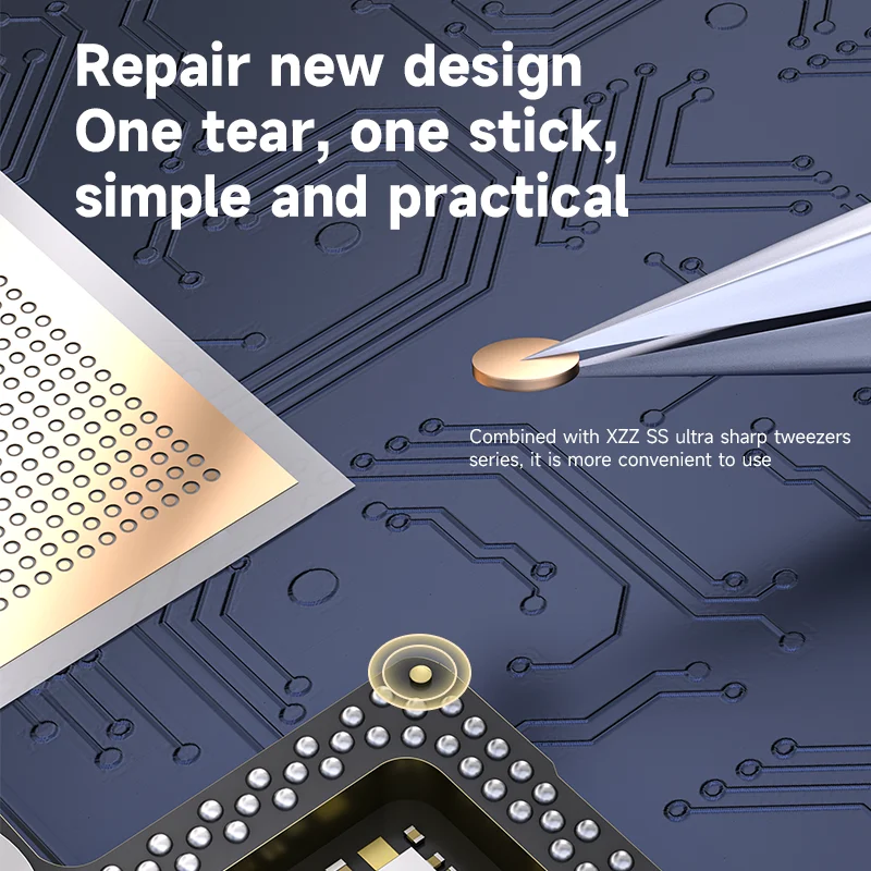 

XZZ XINZHIZAO Explosion-Proof Gasket Mainboard Middle Frame Repair Welding Prevent Short Circuit/Improve Soldering Success Rate