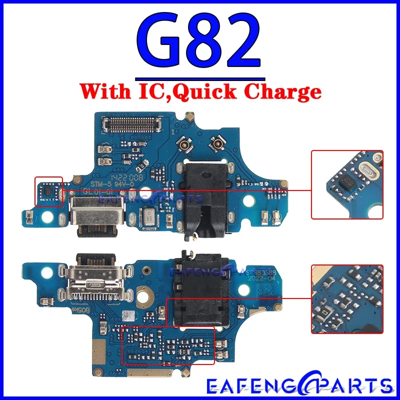 Usb Dock Charger Connector Ports for Motorola Moto G31 G41 G51 G71S G22 G32 G42 G52 G62 G72 G82 5G Charging Board Module Flex