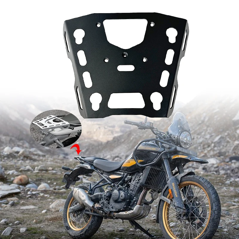 Neuer 2024 Motorrad-Gepäckträger mit Aufbewahrungsbox für Himalayan 450, Himalayan450, Himalayan452 2025 – Heckgepäckträger