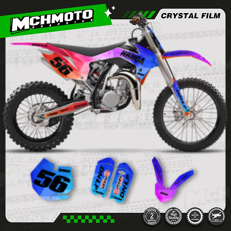 

MCHMFG For KTM 2013 2014 2015 2016 2017 SX85 Motorcycle Graphics Background Decal Stickers Kits Number Name Custom