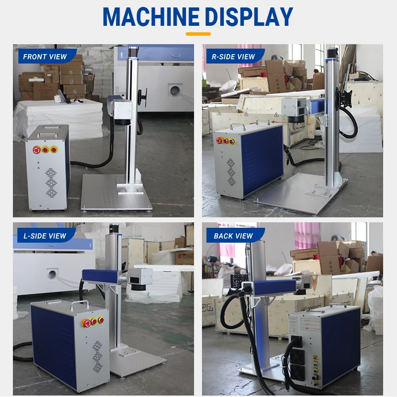 r Marking MacStainless Steel Laser Marking 20W Fiber Laseking Machine for Logo Hardware or Jewelry