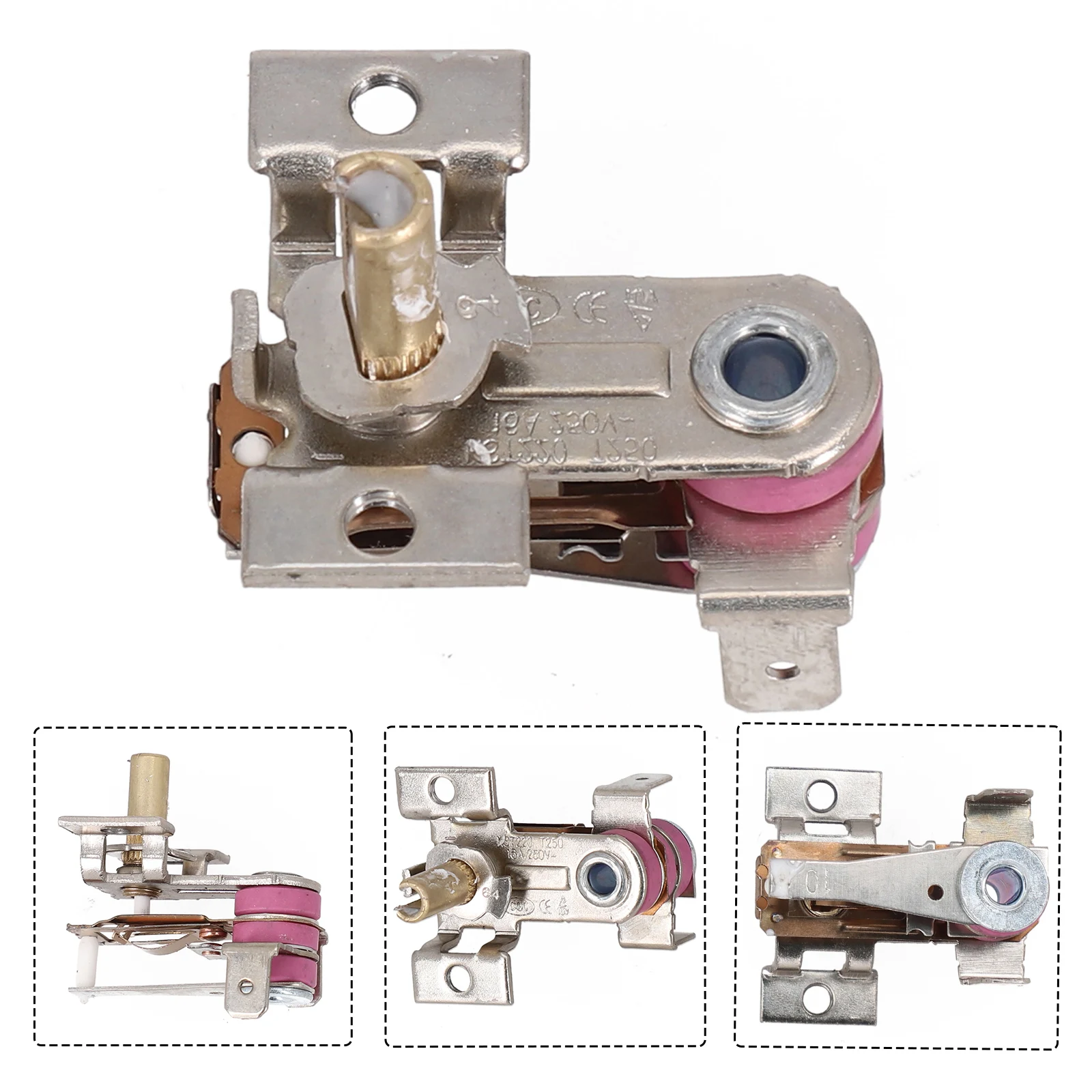 Interruttore di temperatura regolabile riscaldamento termostato bimetallico KST-220 per riscaldatori ferri elettrici cuociriso tostapane friggitrici