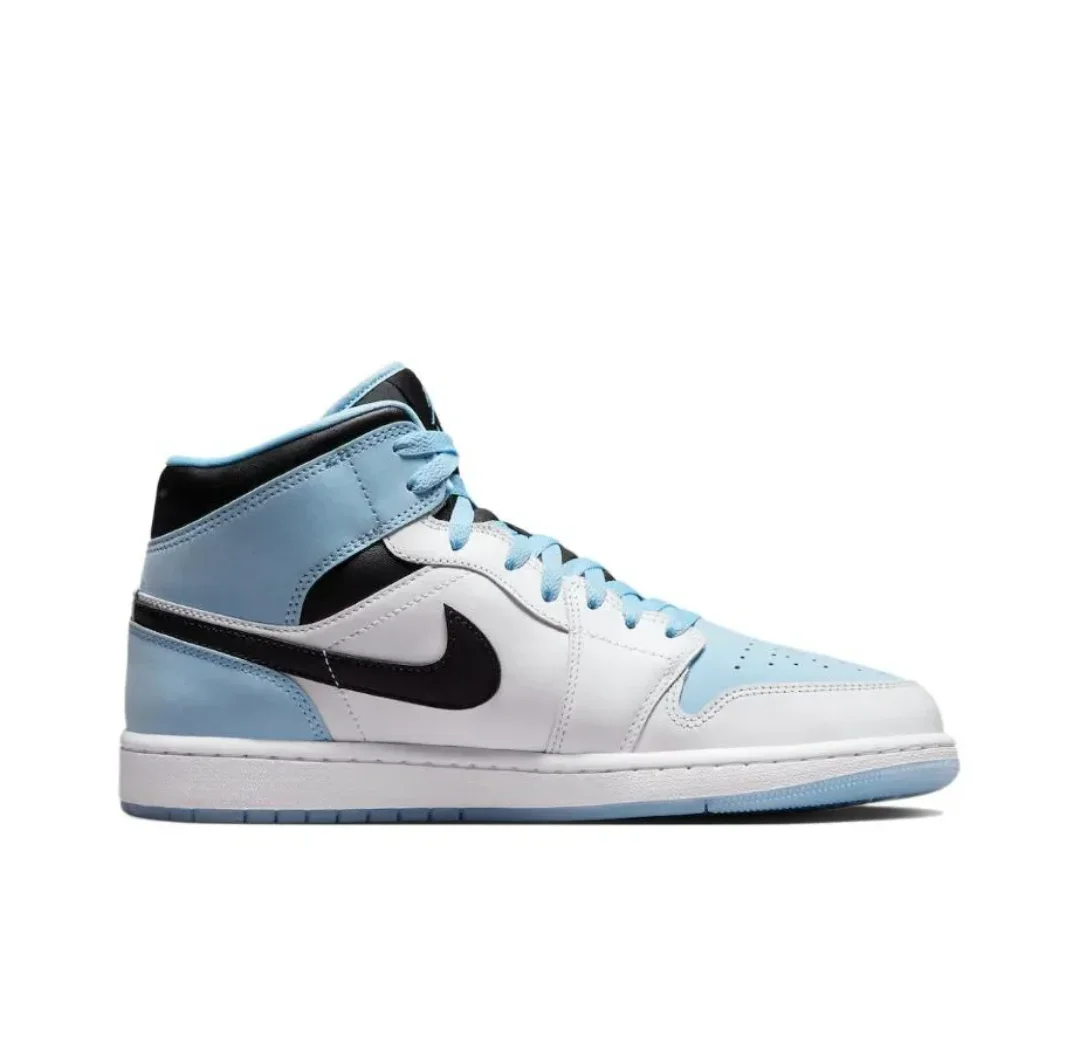 Nike New Arrival Air Jordan 1 MID Men's and Women's sneakers classic model Sports Shoes Fashion breathable sneaker