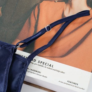 ECMLN-Vestido feminino sexy de cetim de seda, camisolas sem mangas, camisola com decote em v, camisola plus size, pijamas, pijamas, M-2XL 11 principais vendas dama da noite vestido - №9