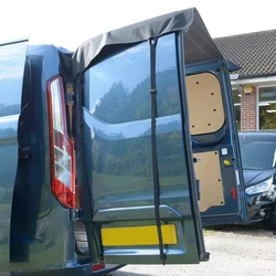 For Ford Transit Rear Barn Door Awning Cover Waterproof For Ram Promaster Peugeot Boxer Iveco Daily VW T5 T6 Campervan