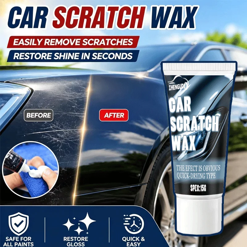Auto Paint Scratch Remover Car Scratch Repair Wax Polishing Compound - Erases Fine Lines Nail Scratches Swirl Marks for Surface