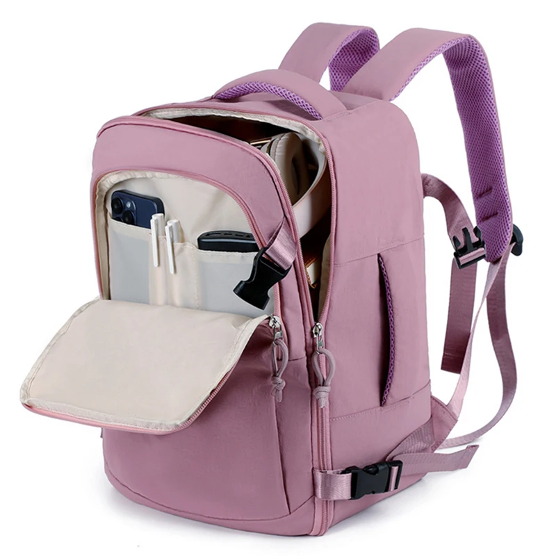 المرأة حقيبة السفر التنقل المشي لمسافات طويلة التخييم حقيبة تسوق كمبيوتر محمول كلية المدرسية رحلة عمل الأمتعة حقيبة يد