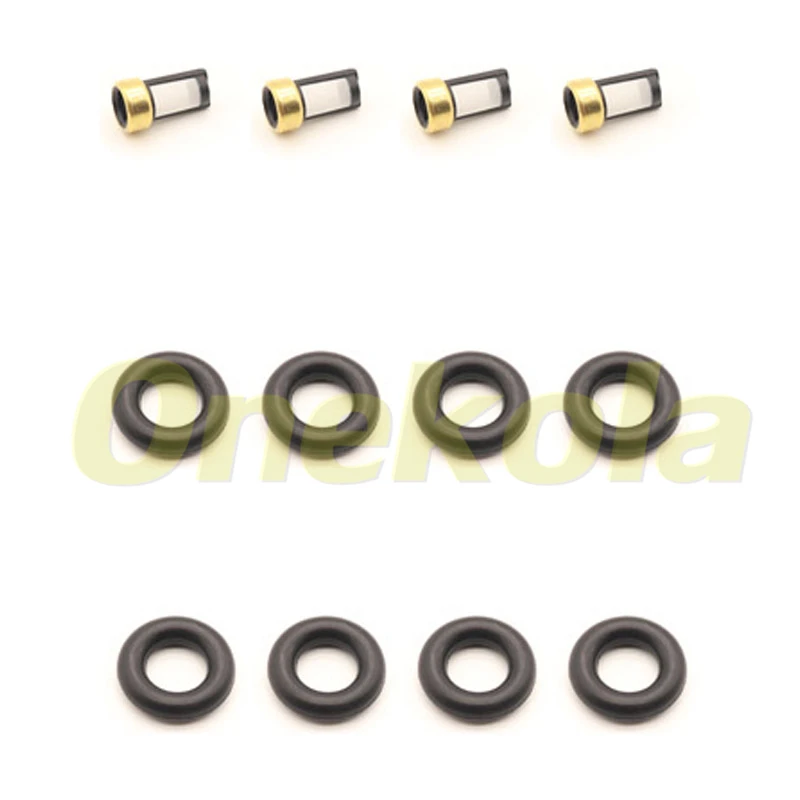 Fuel Injector Service Repair Kit Filters Orings Seals Grommets for Volkswagen VW Beetle Golf Jetta OEM 06A906031AS