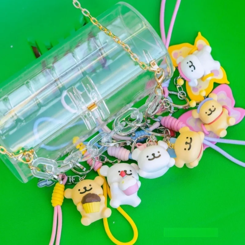 Porte-clés maltais funïsme, ligne papillon, chiot, série boîte aveugle, figurines d'action, jouet cadeau d'anniversaire